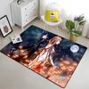 Hot Anime SAO Sword Art Online Modern House Living Room Floor Matte Bedroom Carpet Art Poster Mat Pattern Decorative Square Rug