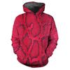 Snake Pattern Hoodies Snakeskin 3D Print Men Women Hooded Sweatshirts Harajuku Streetwear Oversized Pullover Kids Tops Clothing