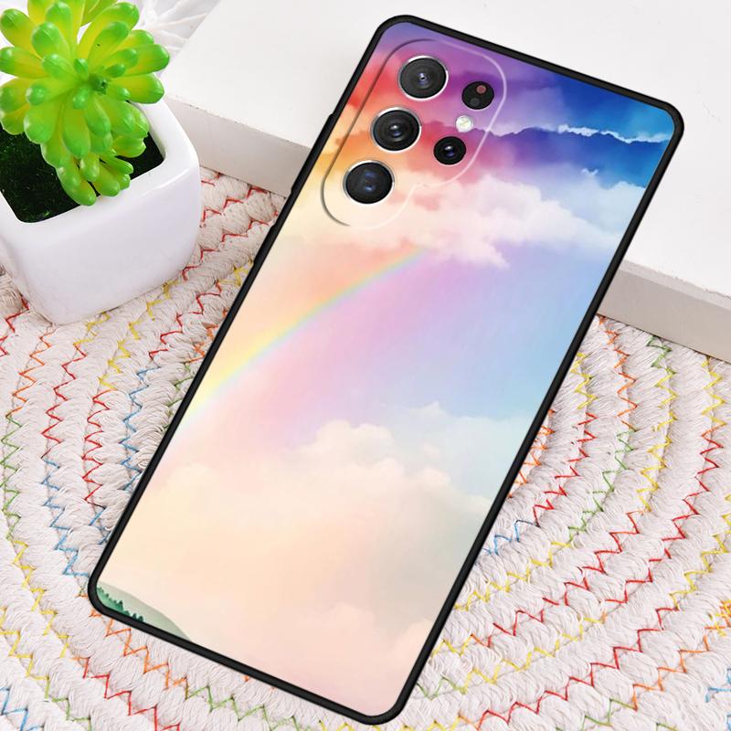 Чехол для телефона "Радуга в небе" для Samsung Galaxy note 10 pro S26 Ultra S23 S24 FE S25 S21 S22 PLUS ударопрочный
