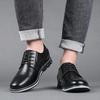 Brand Men Shoes Business Leather Shoes Office Casual Shoes for Men Black Oxfords Breathable Male Loafer Comfort Men Shoe Size 48