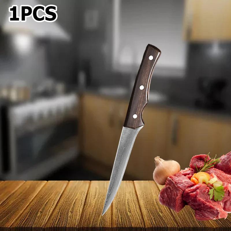 Нож мясника Ручной ковки Набор кухонных ножей Многофункциональная открывалка для бутылок Шеф-ножи для нарезки мяса Приготовление пищи Бытовое использование