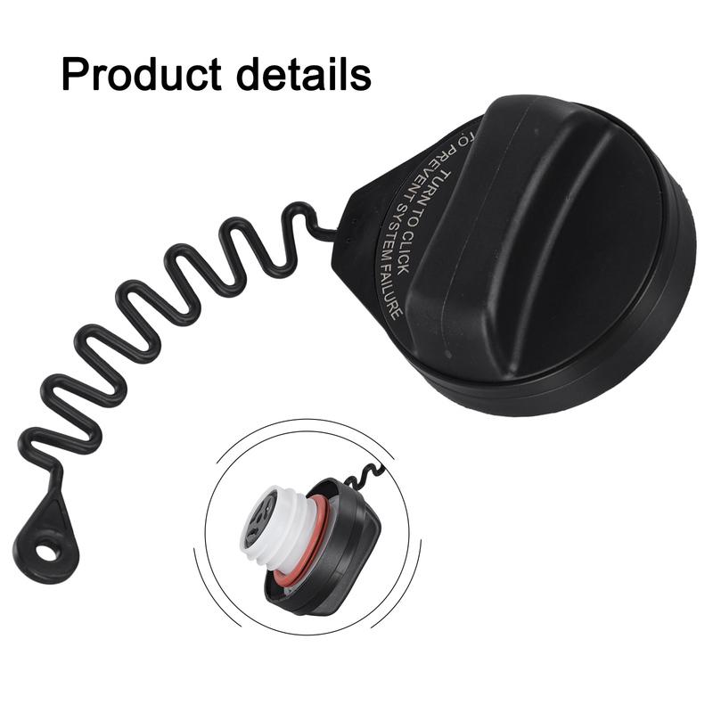 Fuel Cap Replacement Gas Cap Filler Car Repair Vehicle Maintenance Direct Replacement Plastic Material Practical Design
