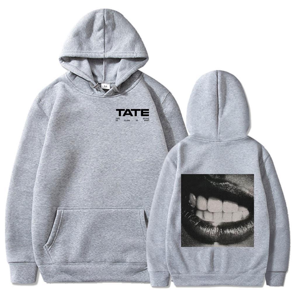 Tate McRae So Close To What Hoodies 2025 New Album Print Hooded Sweatshirts Men Women Clothing Fleece Casual Pullover Streetwear