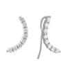 Silver Earrings with Cubic Zirkonia (2064398)