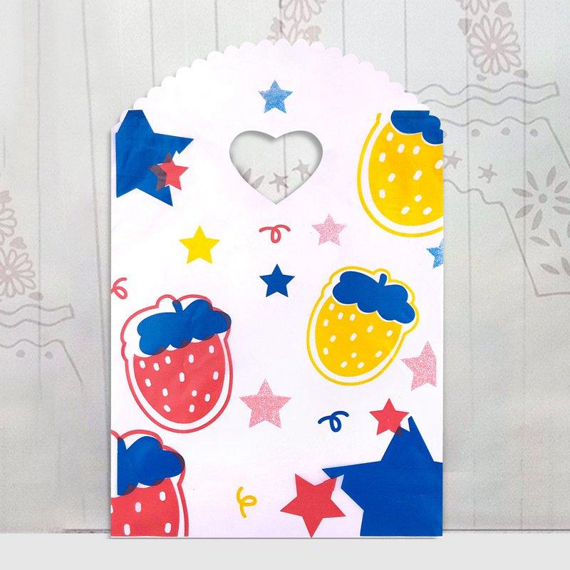 Small Plastic Bag With Handle Packaging Bags Boutique Gift Bag Mini Bag 50Pcs Trinket Bag Multi Designs