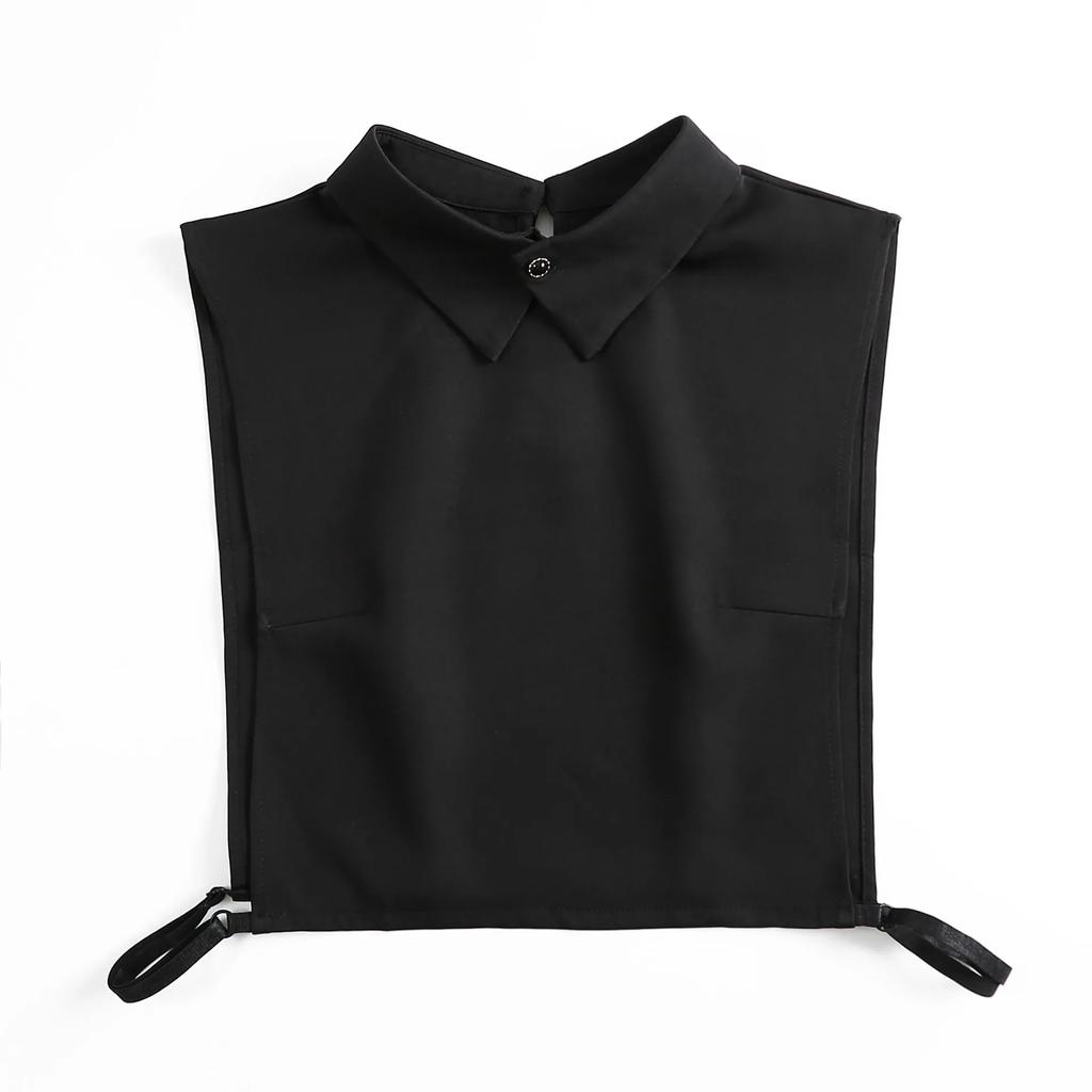 Formal False Collar Women Embroidery Faux Col Half Shirt Blouse Fake Collars Sweater Shirt Detachable Collars Accessories