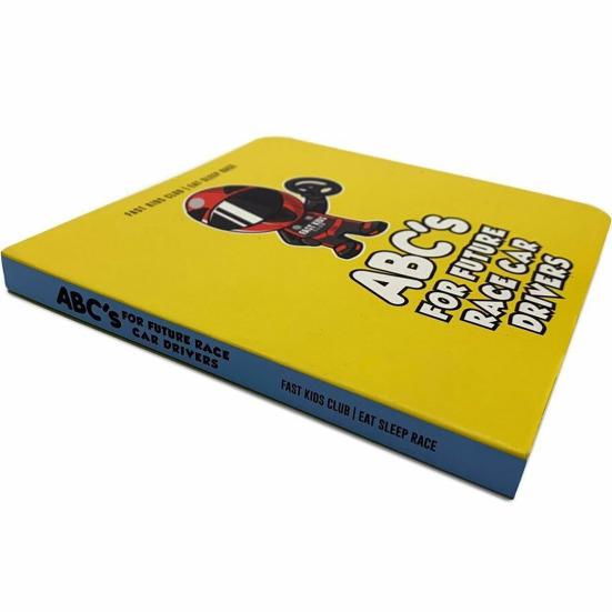 Детская Азбука для Будущего Гонщика Гладкая Плотная Бумага Четкий Мультяшный Принт Автомобильная Тематика Раннее Детство Драг-рейсера