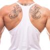 Muscleguys Men's Cotton Gym Warriors Tank Tops Running Vests Y-Back Bodybuilding Sleeveless Shirt Muscle Workout Athletic Fitness Singlets