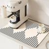 Diatomite Coffee Bar Mat Absorbent Heat Resistant Placemat for Table Kitchen Countertop Protection Quick Dry Coaster