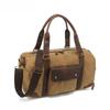 Wear-resistant Oil Wax Canvas Travel Bag Retro Europe and The United States Solid Color Outdoor Single Shoulder Luggage Storage Bag
