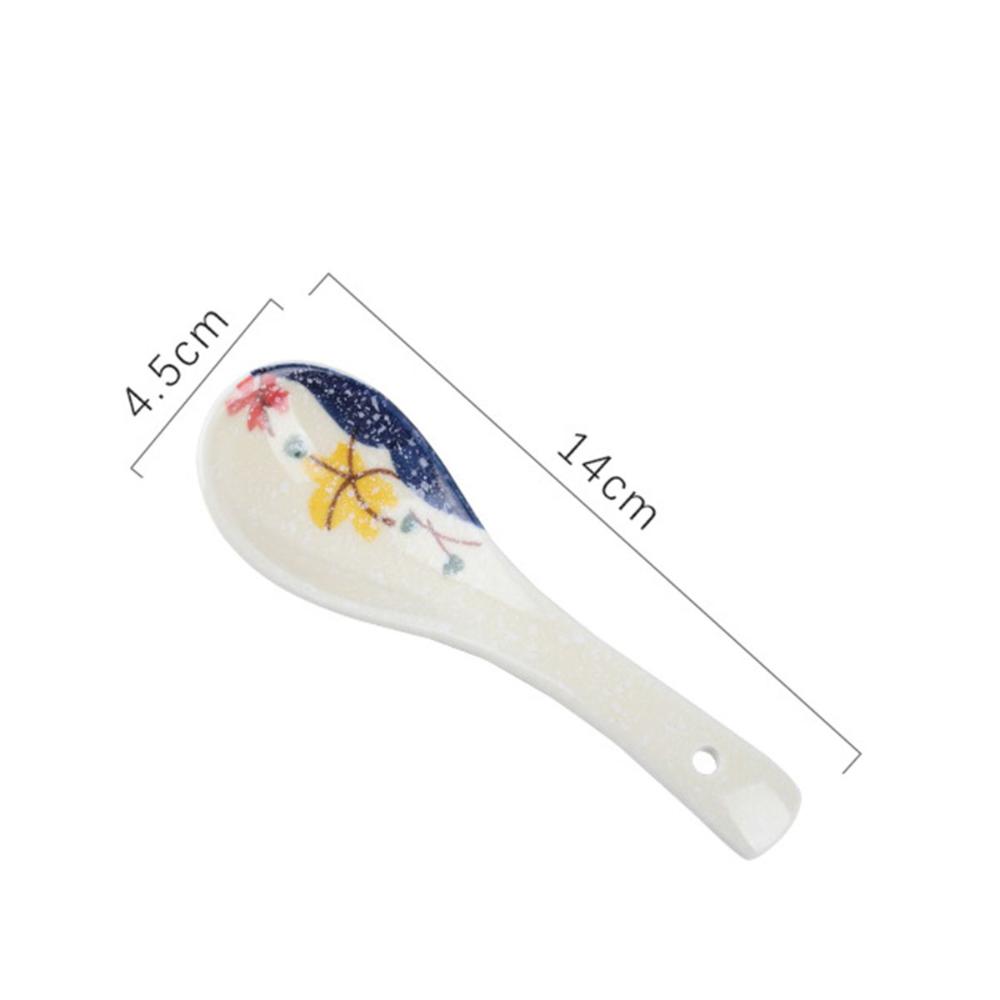 Перемешивание Взрослые Японский Стиль Еда Керамическая Обеденная Посуда Ложки Кухонная Утварь Столовые Приборы Посуда