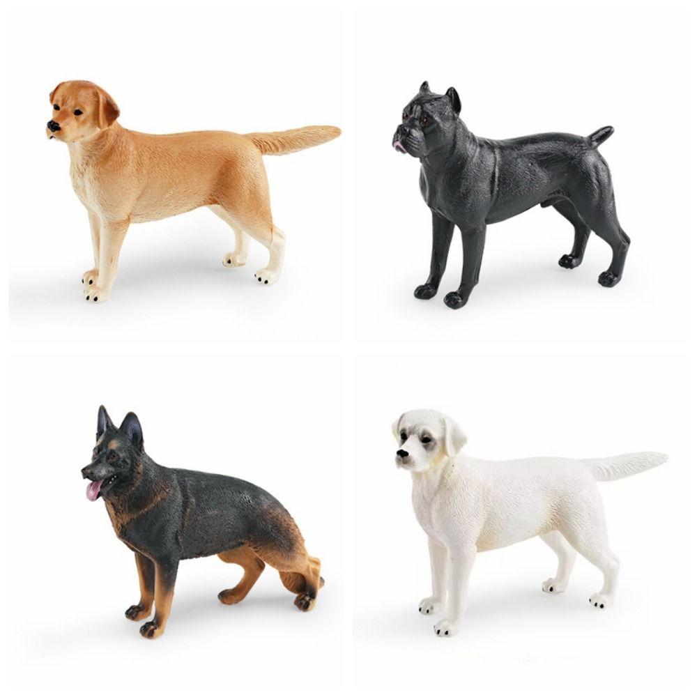 Щенок лабрадора ротвейлера, фигурка собаки, овчарка, имитация собаки, статуэтка собаки, детская игрушка