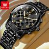 OLEVS 6692 Bussiness Dress Automatic Mechanical Watch for Men Moon Phase Waterproof Calendar Men's Wristwatch Luxury