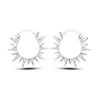 New 925 Sterling Silver Earrings Crystal Me Pave Circular U-shape Stars Hoop Earring for Women Making Jewelry Gift Dropshipping