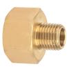 Brass Pipe Fitting Adapter for Pressure Gauge 1Celsius4  BSPT Male to 1Celsius4  NPT Female