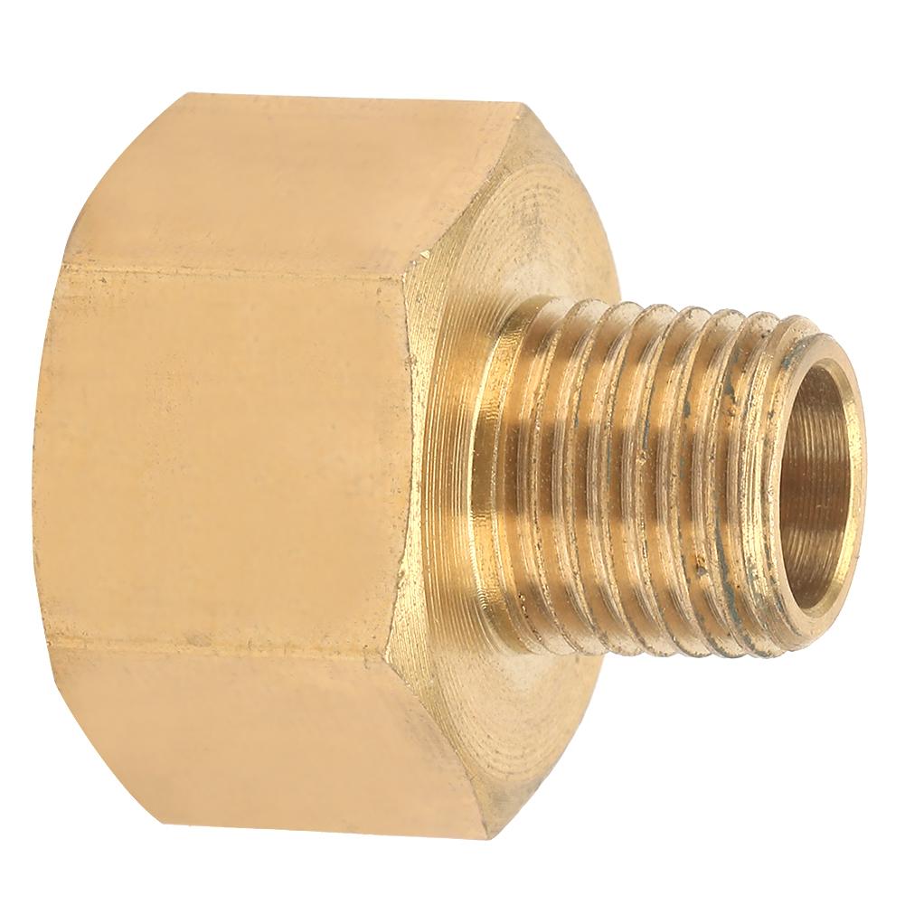 Brass Pipe Fitting Adapter for Pressure Gauge 1Celsius4 BSPT Male to 1Celsius4 NPT Female