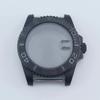 Neiton 40mm Black New Watch Case Ceramic Bezel Sapphire Glass Chapter Ring Fit NH35 NH36 Movement