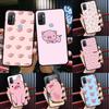 Милый розовый чехол-поросенок для Oppo A52 A72 A76 A96 A54 A74 A94 A54S A57S A58 A78 A98 A57 A77 A15 A16 A17