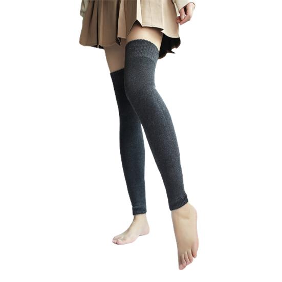 Женские носки, длинные носки на каждый день, утолщенные носки выше колена, тонкие сенсорные носки для повседневного ношения