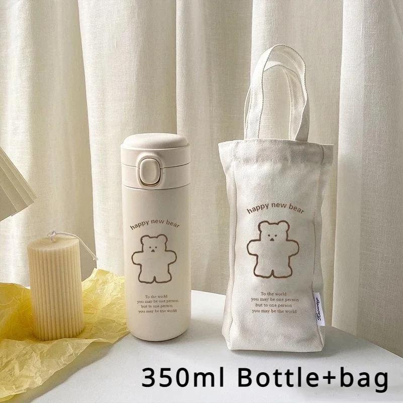 Термос Bear 450 мл, бутылка для воды для спорта и путешествий, переносная кружка для воды, бег, езда, кемпинг, походы, чайник, термос