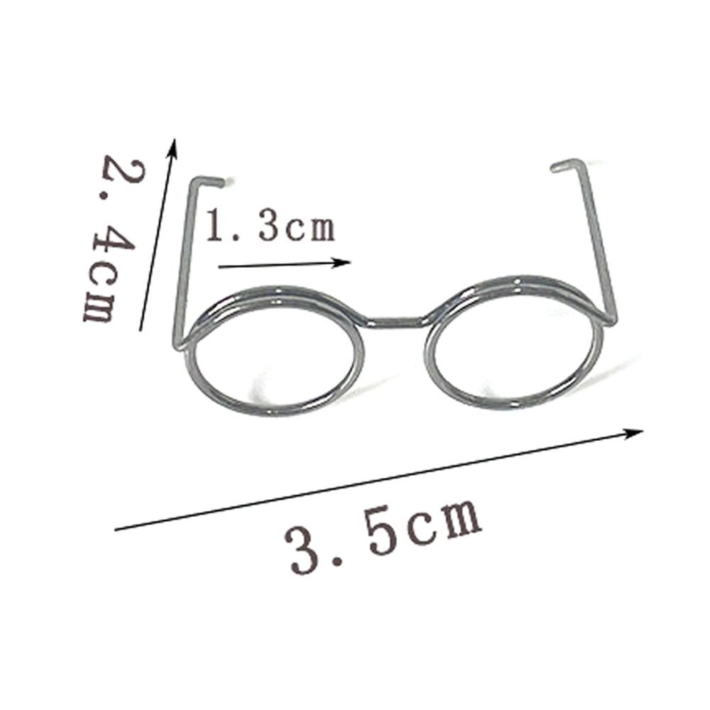 Lensless Doll Glasses Iron Wire Baby Toy Fashion Eyeglass Frame Doll