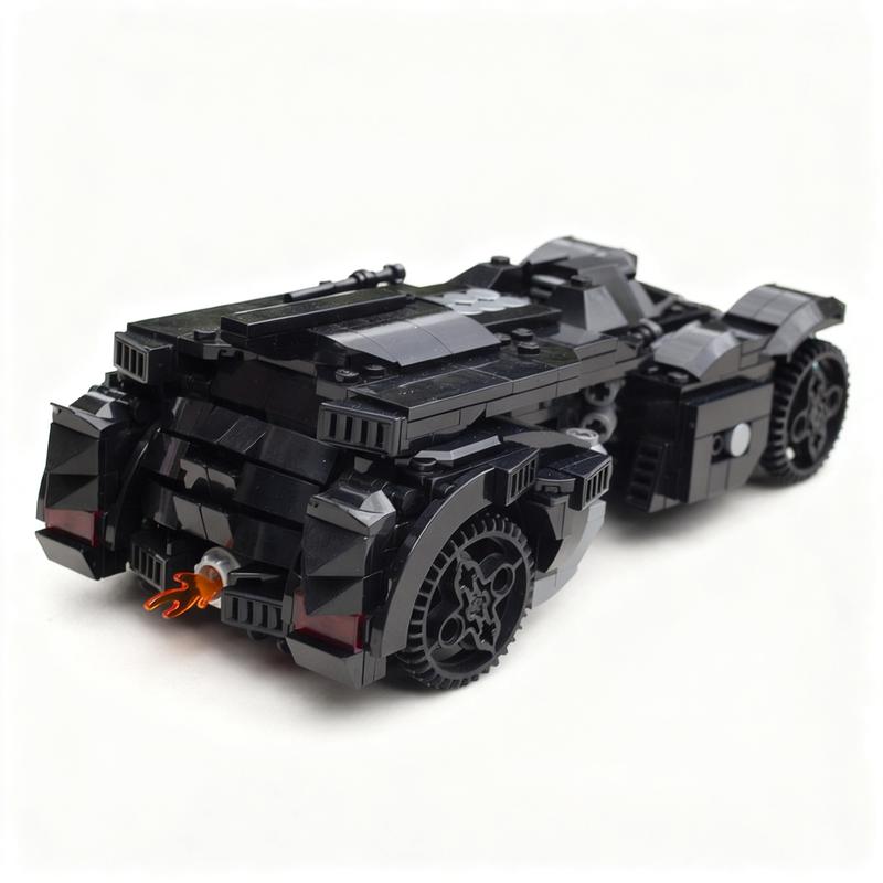 НОВЫЙ 624 детали MOC Герой Фильма Рыцарь Аркхэма Бэтмобиль Модель Технология DIY Сборка Строительные Блоки Дисплей Подарок на День Рождения Строительство
