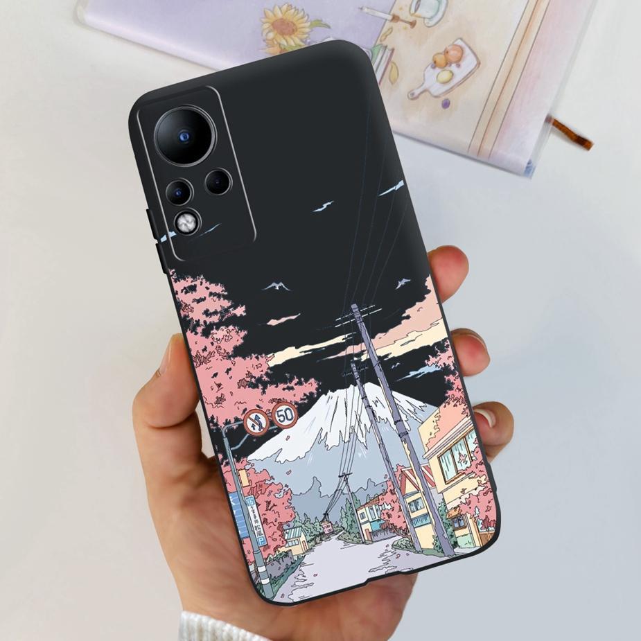 Чехол для Infinix Note 11 X663 X663B Милый Модный Расписной Чехол-Крышка Для Infinix Note 12 Note12 Note11 X663C Мягкий ТПУ Fundas Capa