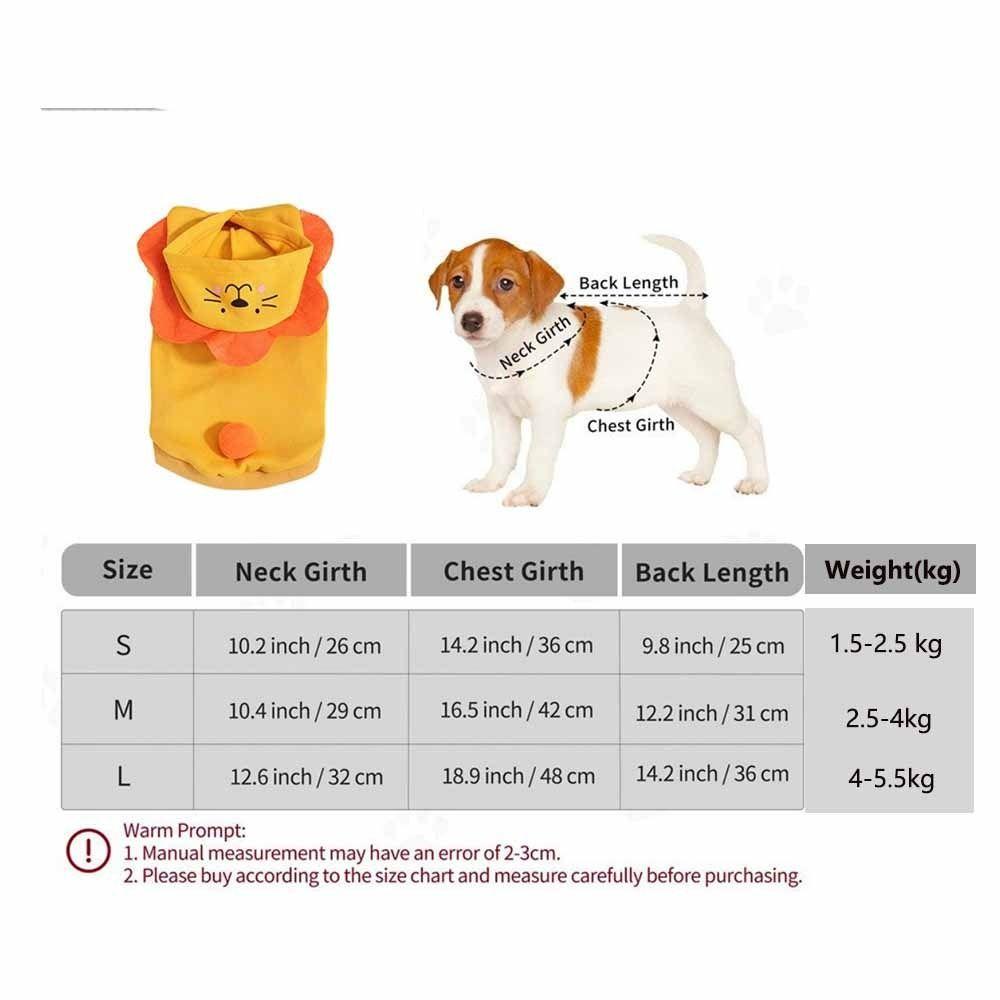 Funny Animals Frog Cosplay Dog Hoodies Shark Lion Comfortable Pet Dog Hoodie Thicken Lovely Style Puppy Clothing Coat