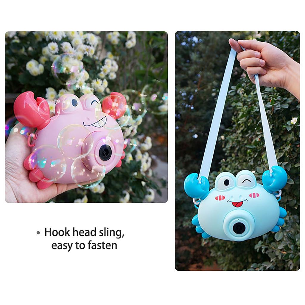 Машина для мыльных пузырей игрушка-краб огнетушитель электрический детский уличный летний игрушка 60 мл