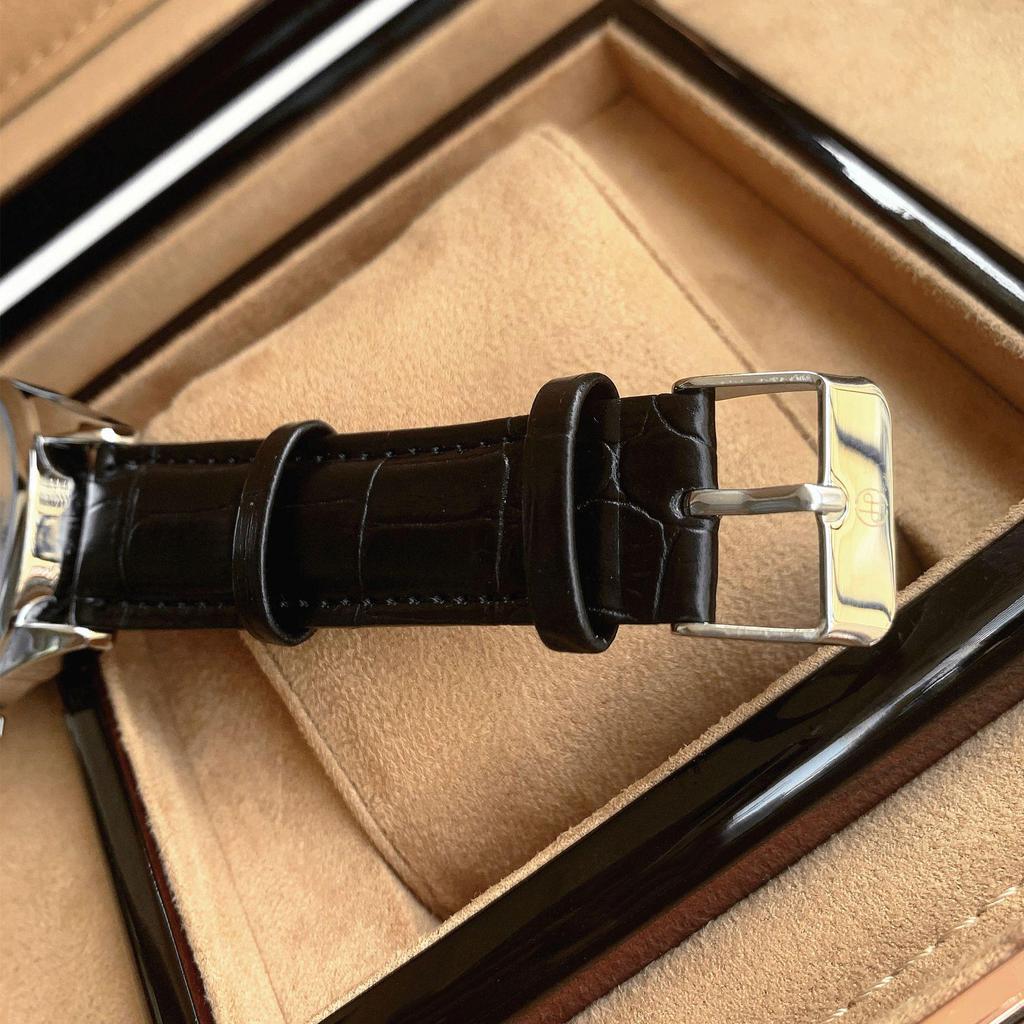 Мужские черные водонепроницаемые кварцевые часы PABLO RAEZ с датой