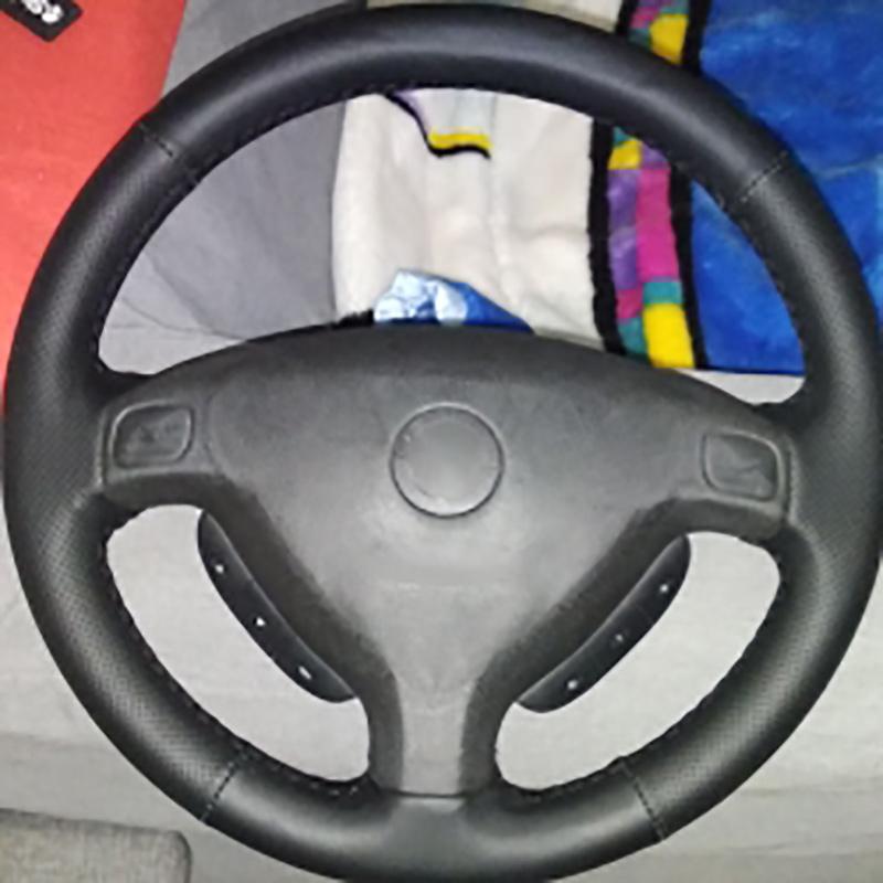 DIY Customaizd Car Steering Wheel Cover For Buick Sail Opel Astra G H 1998-2007 Zafira A Leather Braid For Steering Wheel