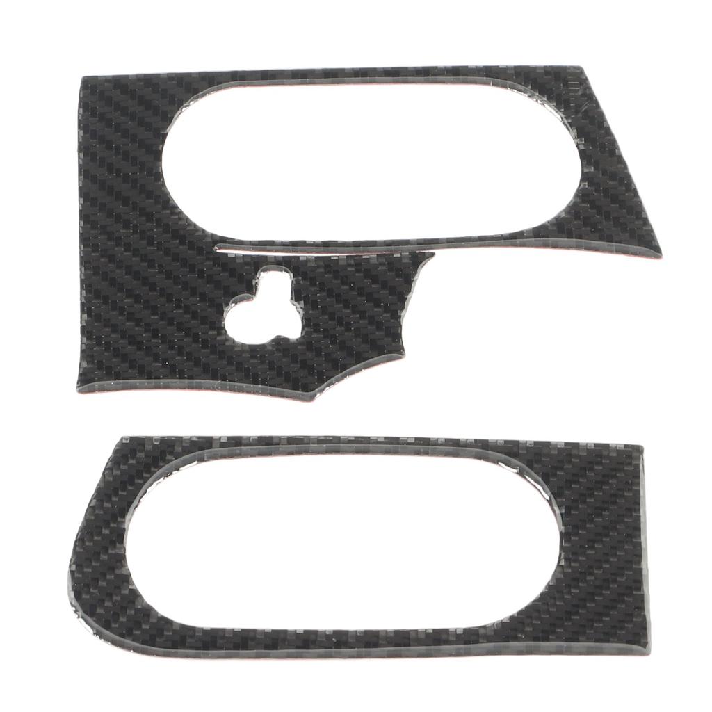 Side Air Vent Interior Sticker Carbon Fiber Air Outlet Trim Cover Decal Replacement for Corvette C6