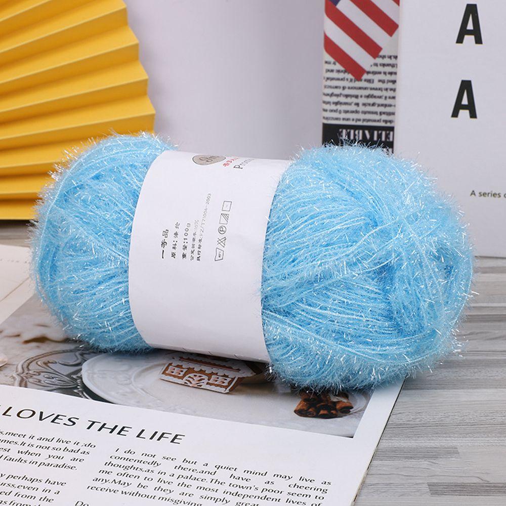 DIY Knitting Soft Chunky Crochet Sparkle 100g Knitting Wool Yarn Tinsel