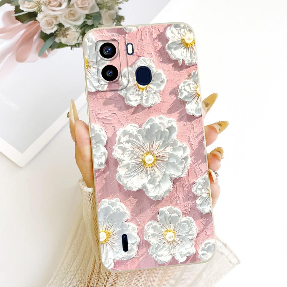 С отпечатками пальцев Для Tecno Pop 6 Чехол-крышка Роскошный Модный Крутой Кавайный Милый Расписной Силиконовый Funda Для Tecno Pop6 BE7 Корпус