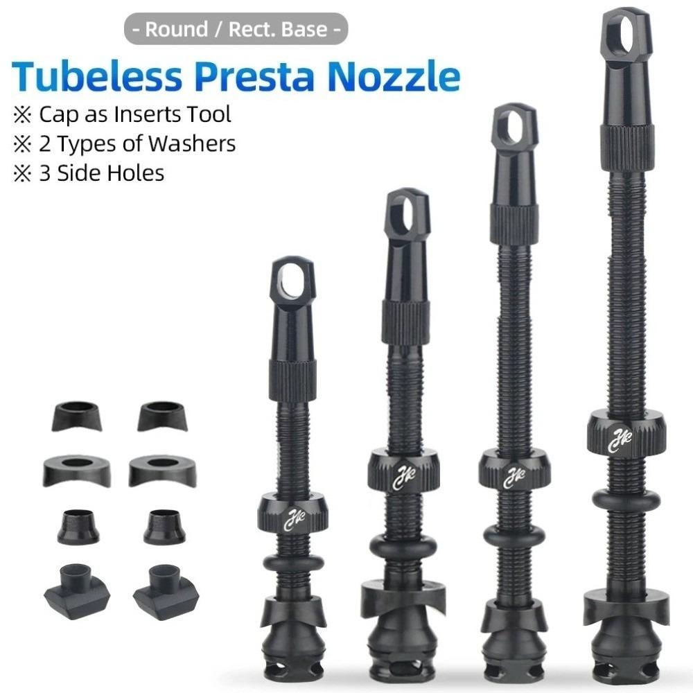 Detachable Brass Core Bicycle Tubeless Tire Valve Carbon Rim Presta Valves for Road MTB Bike