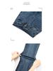 Women's Blue-Gray High Waist Slimming Flared Jeans - Small Size, Elastic Autumn/Winter Pants
