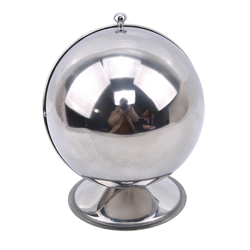 Кухонная сферическая сахарница из нержавеющей стали, бутылка для приправ, резервуар для специй, может переворачиваться