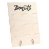 Wooden Donuts Wall Display Stand Holder - Candy Sweets Doughnut Rack For Party