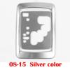 LHD Land Cruiser 200 Interior Stainless Center Shift Console Protective Penal For Toyota LC200 FJ200 2008 2015 2016 2018