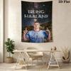 Vinicius Jr. Hero  Wall Hanging Printed Fabric Blanket Decorative Tapestries for Bedroom Living Room Home Decor