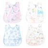 Baby Mealtime Baby Easy To Wash and Set of 4 [MOMSMENU] Aprons, Daycare, Food, Bibs, Stain-Resistant, Dry, Lightweight, Personalized,