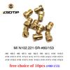 ZSDTRP 10 шт. M5 Медный Набор Главных Жиклеров Карбюратора Мотоцикла для N102.221 Маленькие Круглые Запасные Части #80-153