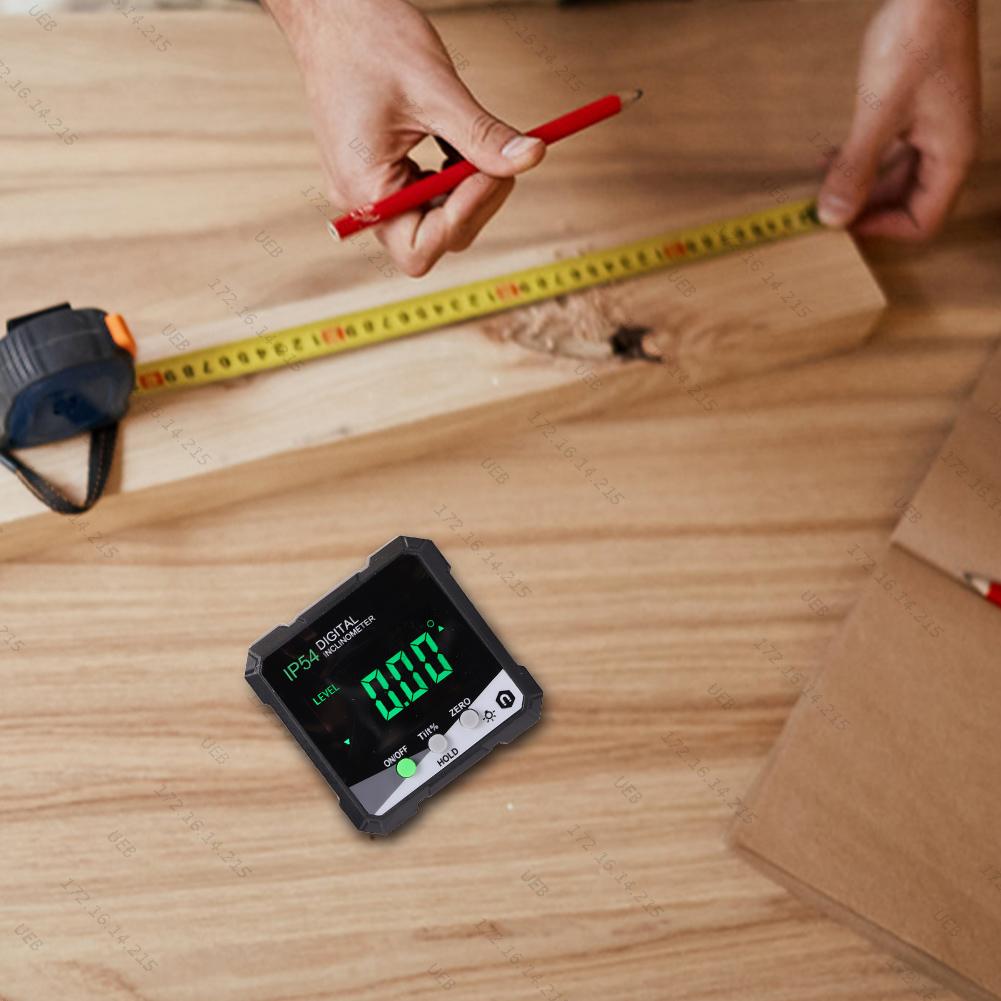 Цифровой угломер Магнитный инклинометр IP54 Водонепроницаемый Угломер для торцовочной пилы Инструмент для измерения в деревообработке