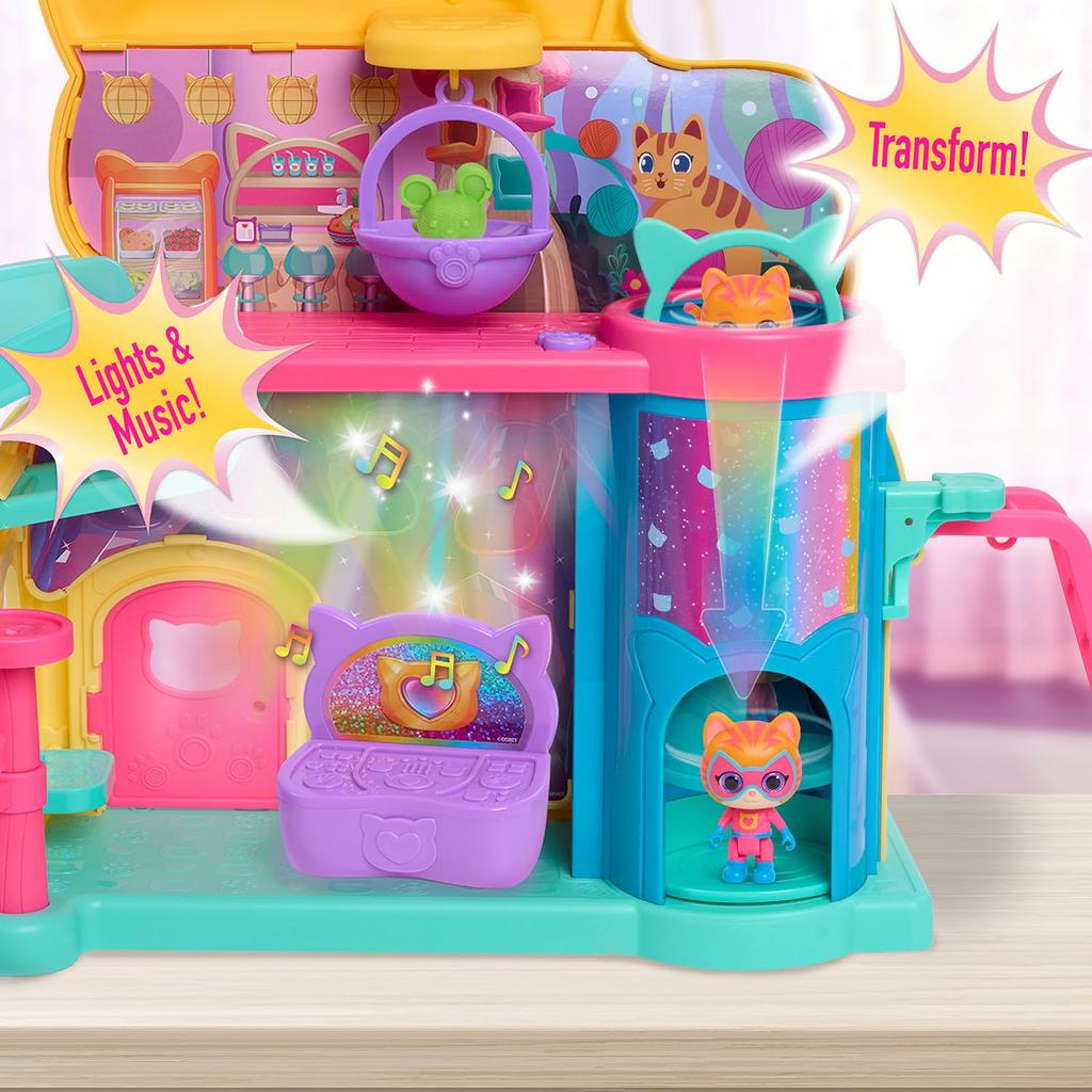 Игровой набор Disney Junior SuperKitties Purr ‘N’ Go со светом и звуком Just Play Игровой набор Disney Junior SuperKitties Purr ‘N’ Play
