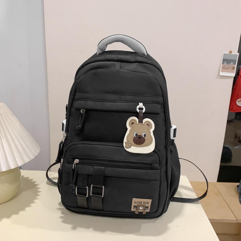 Школьный женский дорожный рюкзак контрастного цвета, большой вместимости, для учеников средней школы