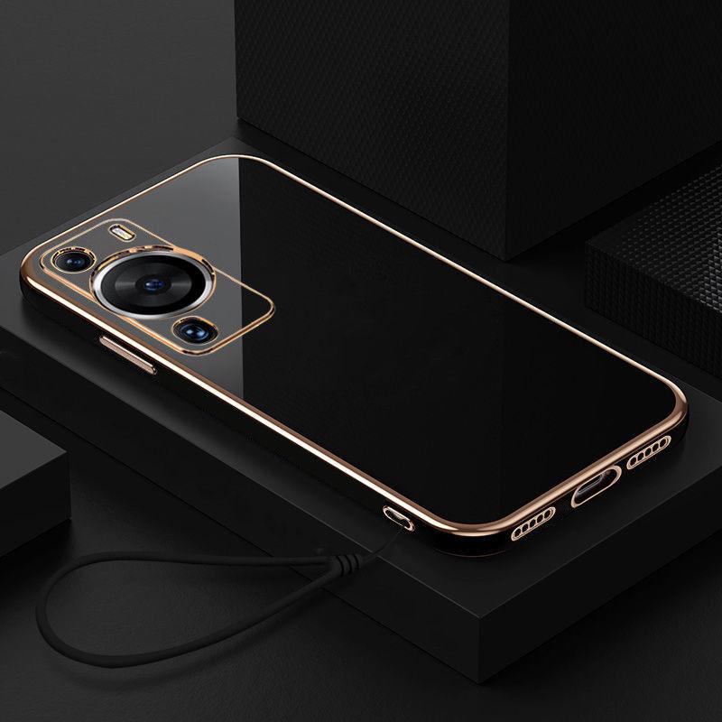 Чехол для Huawei Nova Y72 Чехол для Huawei P60 P60 Pro Чехол для телефона с прямым краем Силиконовый мягкий чехол для задней панели