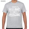 Tops T Shirt Men theatre funny saying actor artist Casual  Black Cotton Male Tshirt fashion tshirt men cotton brand teeshirt