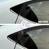 Fit For Hyundai Elantra Avante Sedan 2011-2015 2Pcs Car Rear Window Side Vent Shutter Louver Cover Trim Exterior Accessories