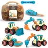 Самодельный винт инженерная машина грузовик экскаватор дорожный каток бульдозер головоломка имитационная модель детская игрушка подарок B057