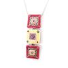 [D9681] - Designer Necklace 'Esmeralda' Pink